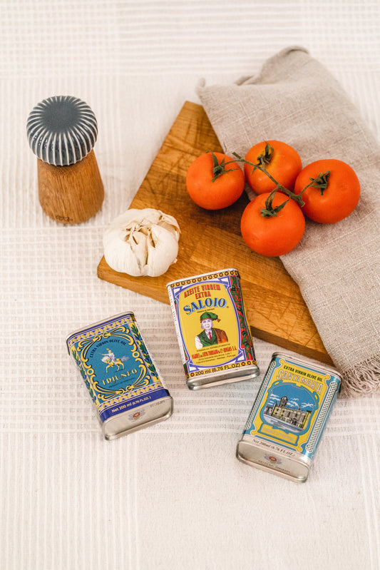 Olivenöl 3er Set – Probierset je 200ml | Natives Olivenöl Extra aus Portugal (Triunfo, Santa Maria, Saloio)