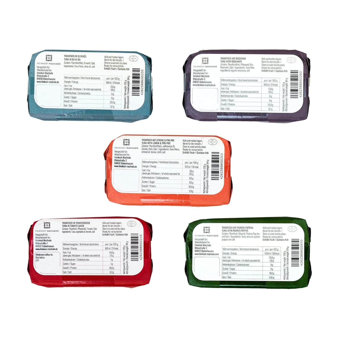 Atum do Atlântico – 5 Sorten Gourmet Set