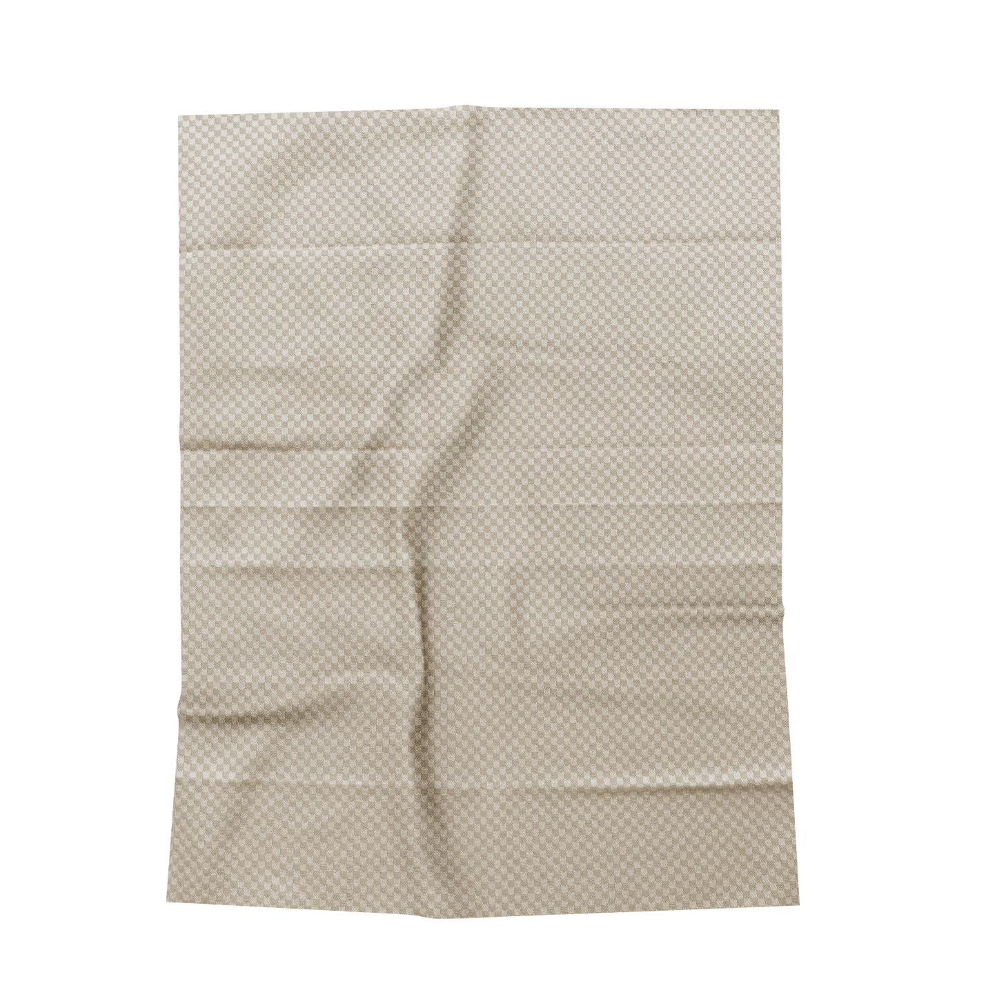 3er Set Geschirrtuch kariert - beige