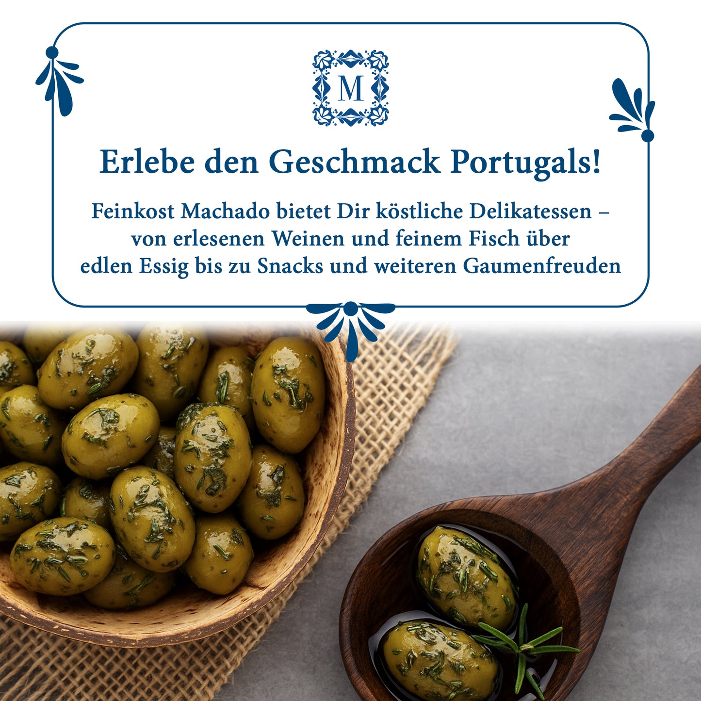 Entkernte Oliven in Olivenöl mit Kräutern 290g