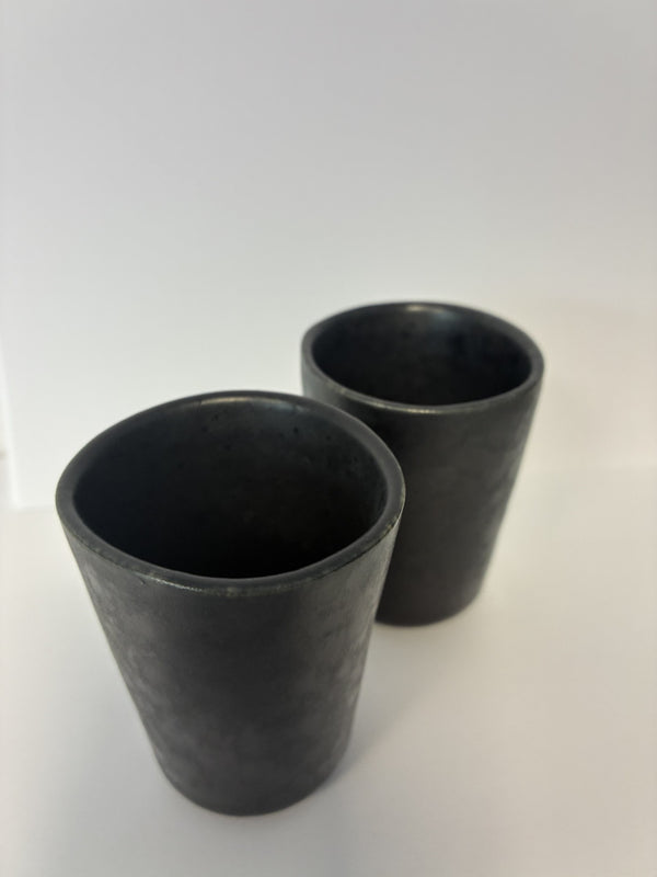 Espressobecher schwarz  6er Set