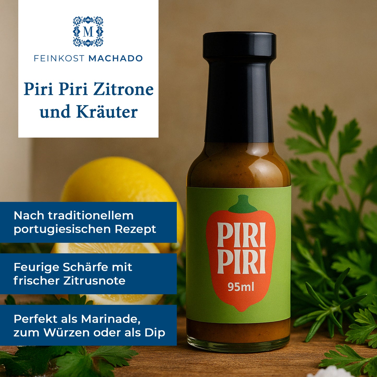 Piri Piri Zitrone und Kräuter 95ml