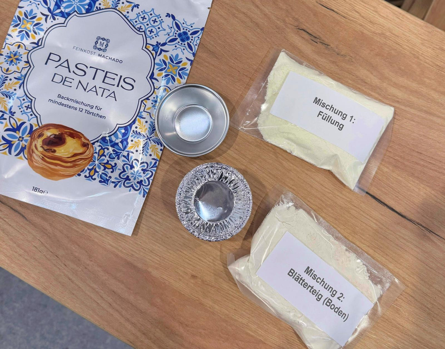Backmischung für Pastéis de Nata