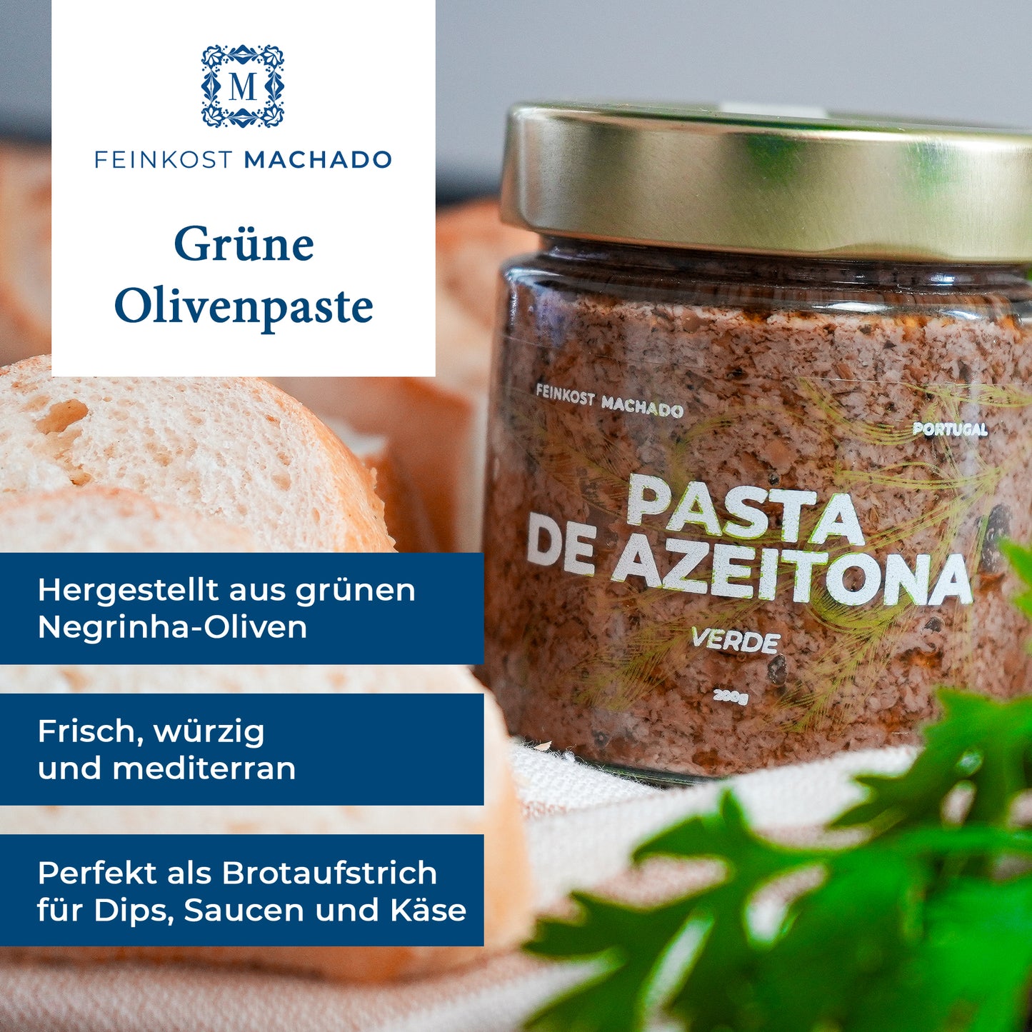 Grüne Olivenpaste 200g