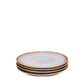 Amazonia Salatteller grau 4er Set